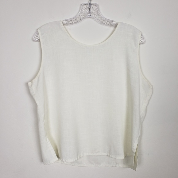 Cream tank top - Picture 3 of 6